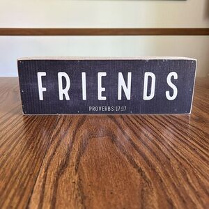 FRIENDS Wood Sign